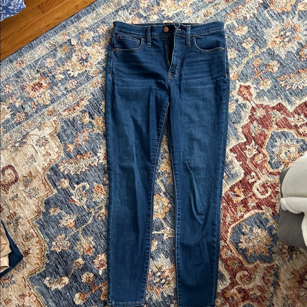 Madewell Roadtripper Indigo Skinny Jeans